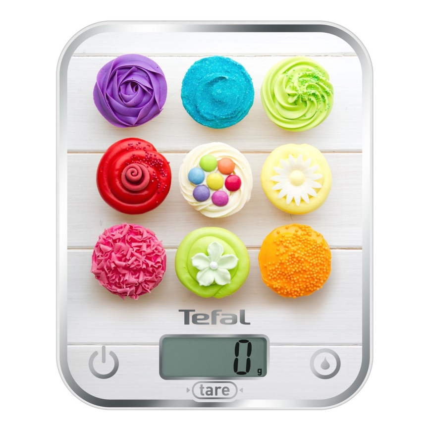 Tefal - Ζυγαριά κουζίνας OPTISS 2xAAA πολύχρωμη