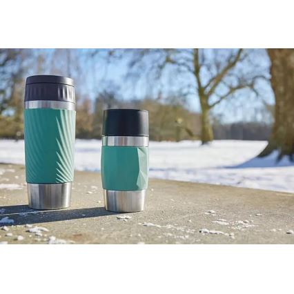 Tefal - Θερμός 360 ml EASY TWIST MUG ανοξείδωτο/πράσινο