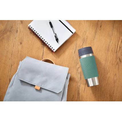 Tefal - Θερμός 360 ml EASY TWIST MUG ανοξείδωτο/πράσινο