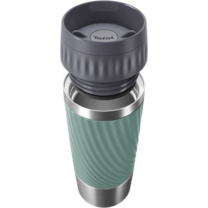 Tefal - Θερμός 360 ml EASY TWIST MUG ανοξείδωτο/πράσινο