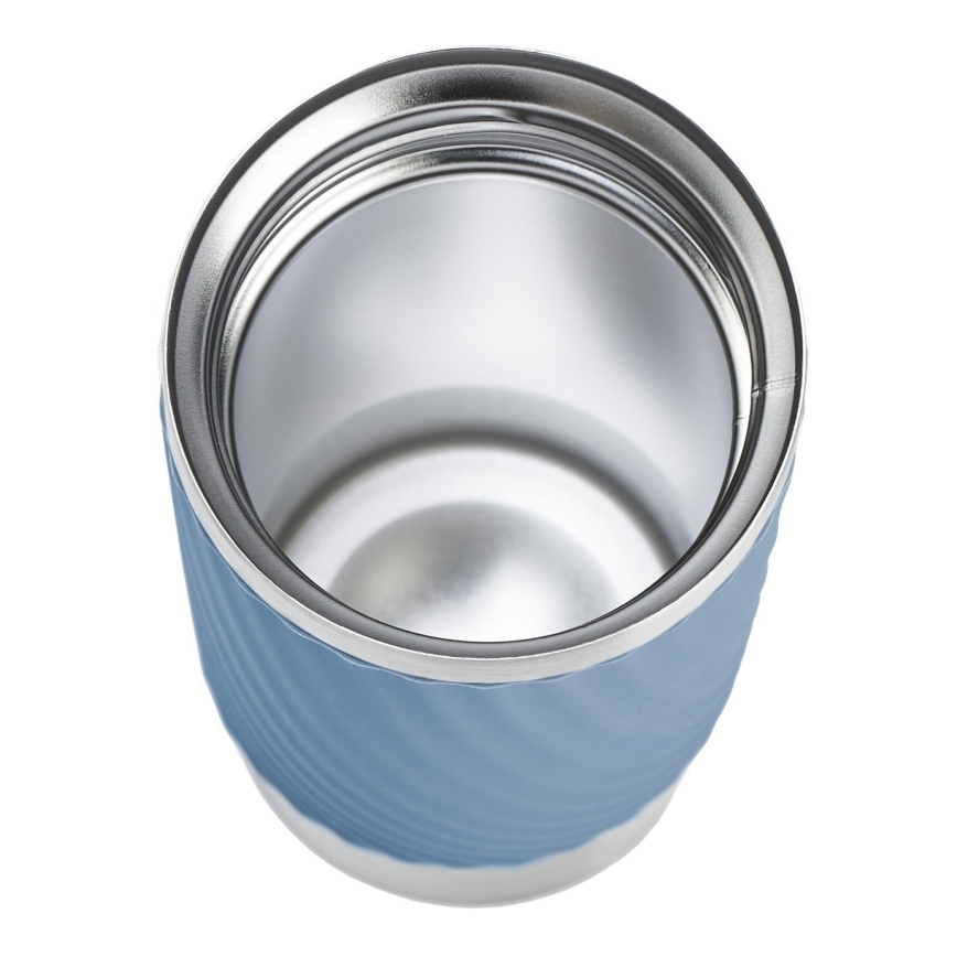 Tefal - Θερμός 360 ml EASY TWIST MUG ανοξείδωτο/μπλε