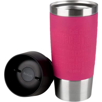 Tefal - Ταξιδιωτικό Κύπελλο 360 ml TRAVEL MUG ανοξείδωτο/ροζ