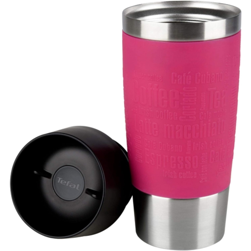 Tefal - Ταξιδιωτικό Κύπελλο 360 ml TRAVEL MUG ανοξείδωτο/ροζ