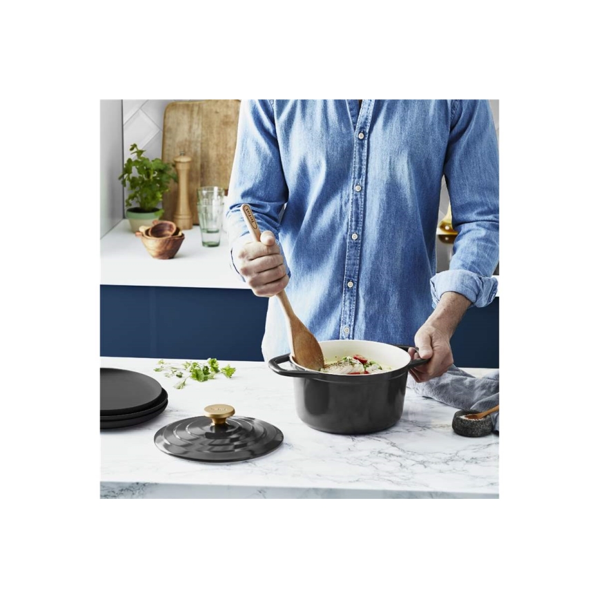Tefal - Κατσαρόλα με καπάκι AIR 20 εκ. ανθρακί