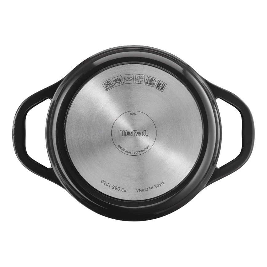 Tefal - Κατσαρόλα με καπάκι AIR 20 εκ. ανθρακί