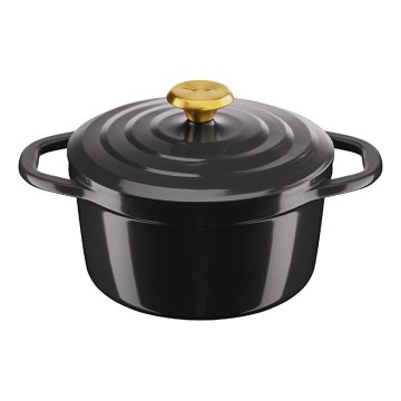 Tefal - Κατσαρόλα με καπάκι AIR 20 εκ. ανθρακί