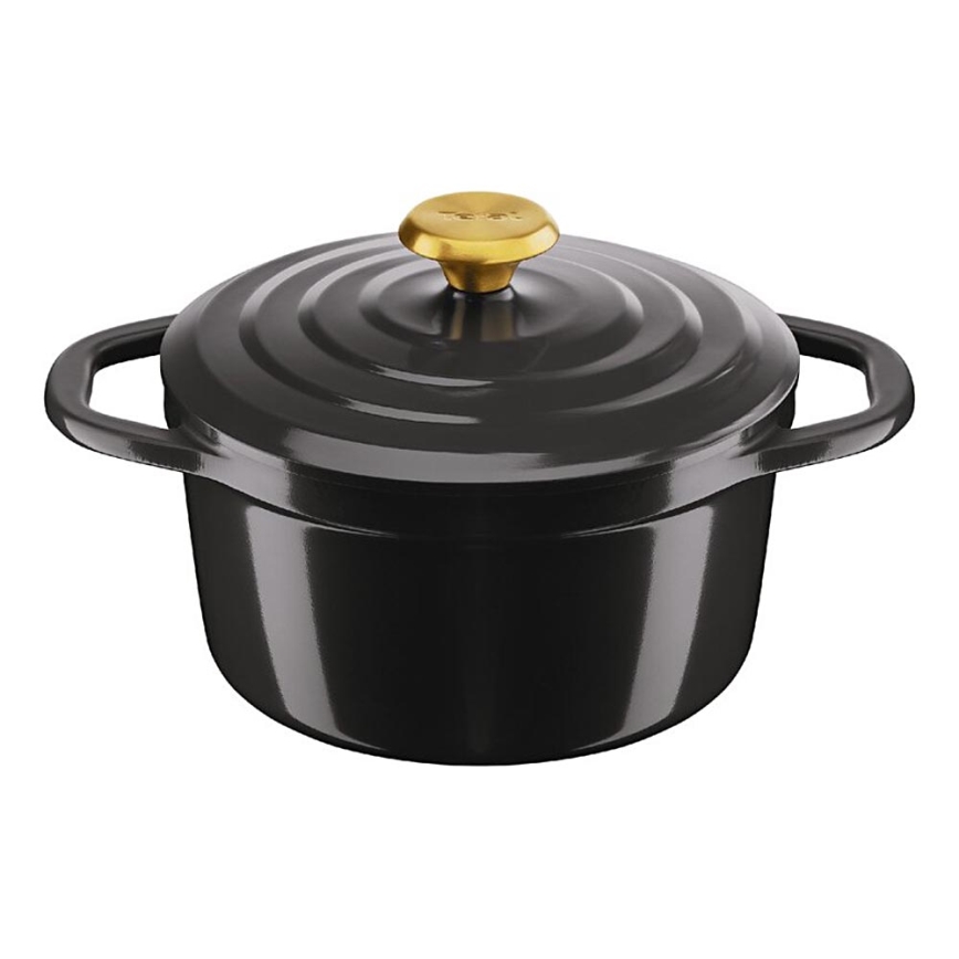 Tefal - Κατσαρόλα με καπάκι AIR 20 εκ. ανθρακί