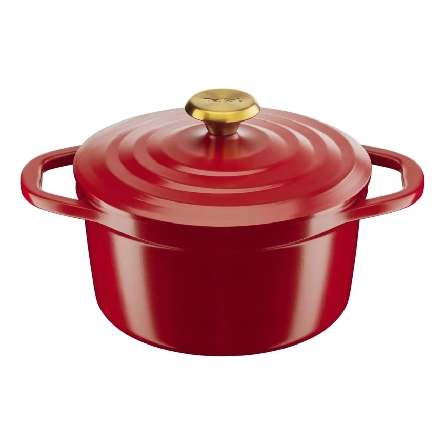 Tefal - Κατσαρόλα με καπάκι AIR 20 εκ. κόκκινη