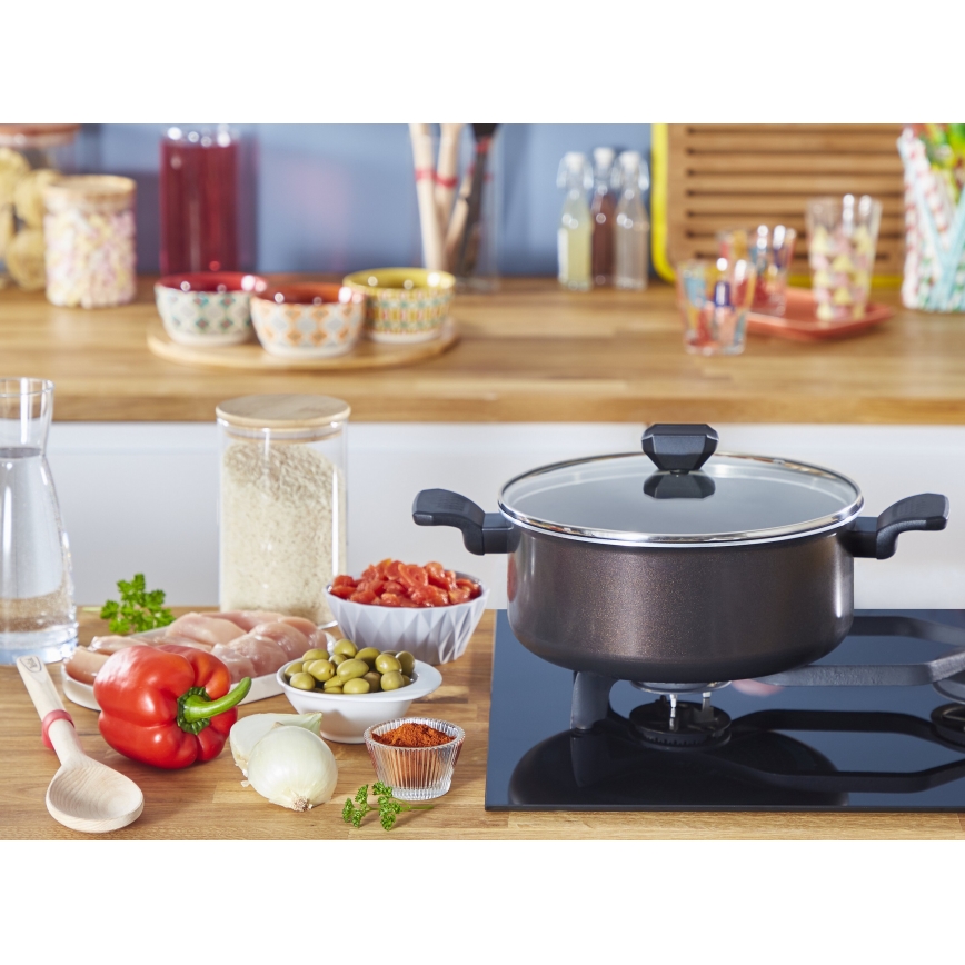 Tefal - Κατσαρόλα με καπάκι EASY COOK&CLEAN 24 cm