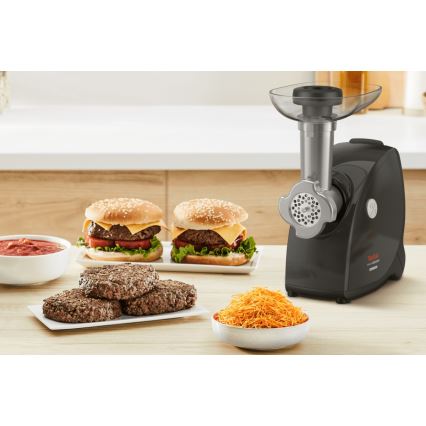 Tefal - Μηχανή κιμά / Κρεατομηχανή 9in1 2000W/230V μαύρο