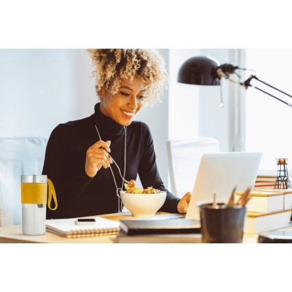 Tefal - Μπλέντερ για smoothies BLENDFORCE 50W/5V 1200 mAh κίτρινο