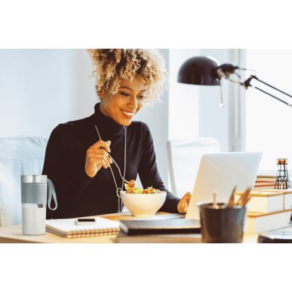 Tefal - Μπλέντερ για smoothies BLENDFORCE 50W/5V 1200 mAh μέντα