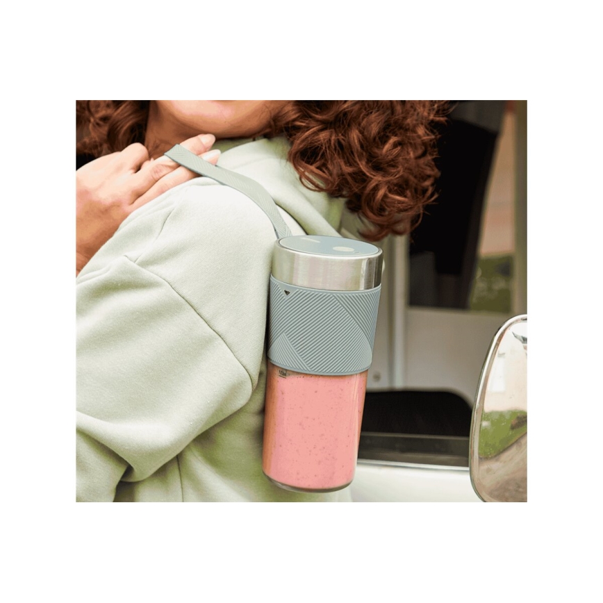 Tefal - Μπλέντερ για smoothies BLENDFORCE 50W/5V 1200 mAh μέντα