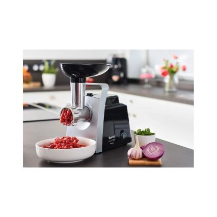 Tefal - Μηχανή κιμά / Κρεατομηχανή 7σε1 1400W/230V μαύρο/ασημί