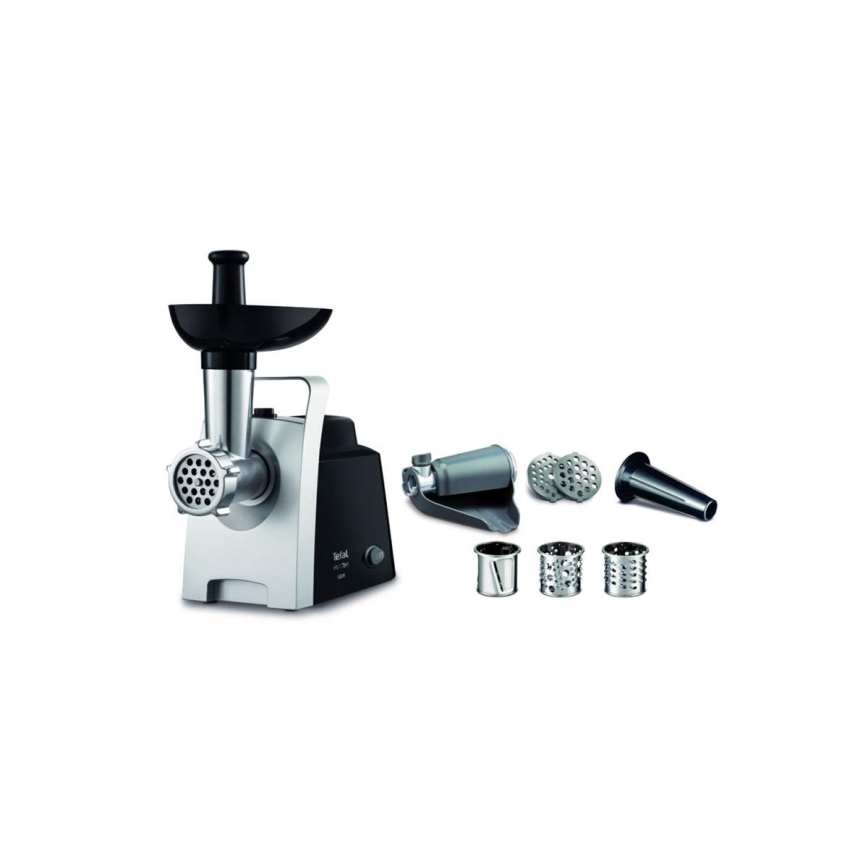 Tefal - Μηχανή κιμά / Κρεατομηχανή 7σε1 1400W/230V μαύρο/ασημί