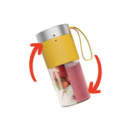 Tefal - Μπλέντερ για smoothies BLENDFORCE 50W/5V 1200 mAh κίτρινο