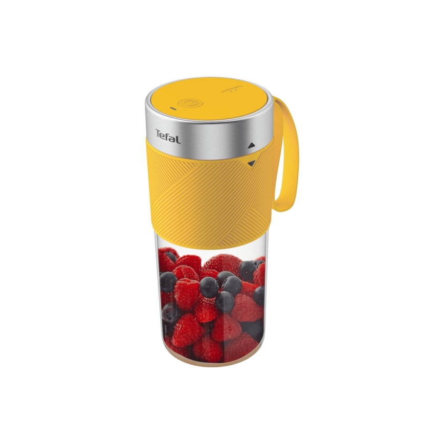 Tefal - Μπλέντερ για smoothies BLENDFORCE 50W/5V 1200 mAh κίτρινο