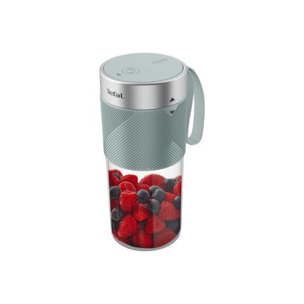 Tefal - Μπλέντερ για smoothies BLENDFORCE 50W/5V 1200 mAh μέντα