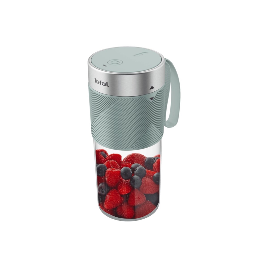 Tefal - Μπλέντερ για smoothies BLENDFORCE 50W/5V 1200 mAh μέντα