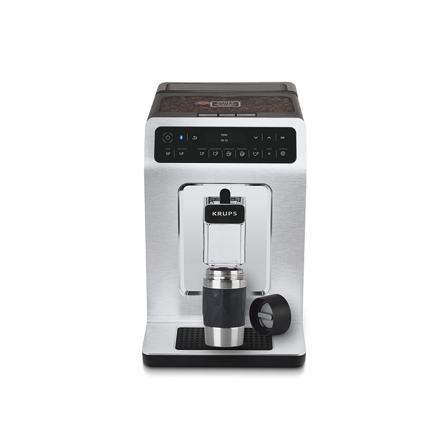 Tefal - Μπουκάλι Θερμός 300 ml COMPACT MUG ανοξείδωτο ατσάλι/μαύρο