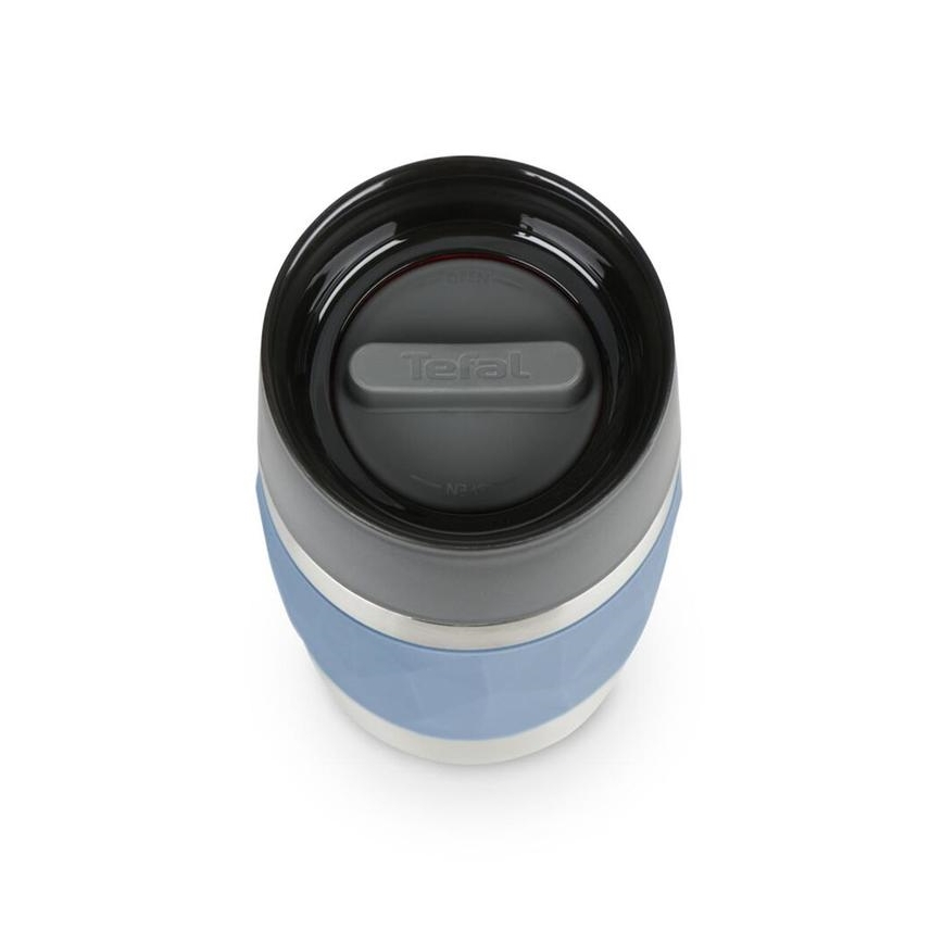 Tefal - Μπουκάλι Θερμός 300 ml COMPACT MUG ανοξείδωτο ατσάλι/μπλε