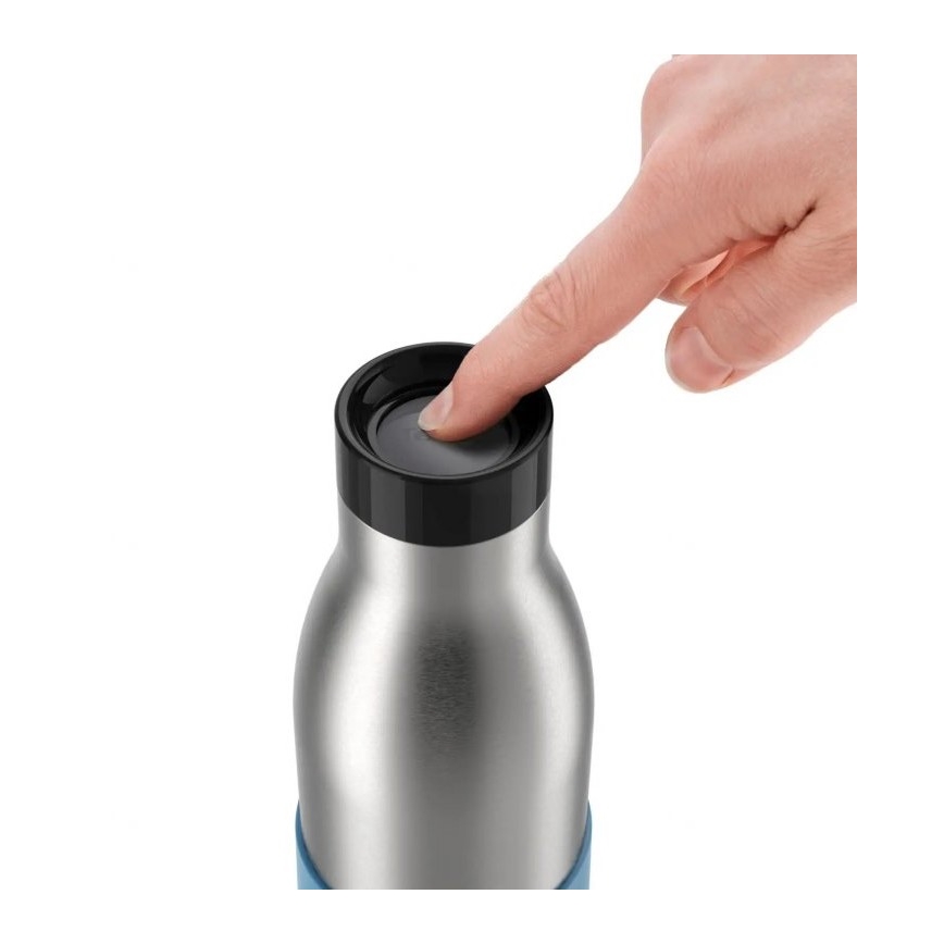 Tefal -Παγούρι Θερμός 500 ml BLUDROP ανοξείδωτο ατσάλι/μπλε