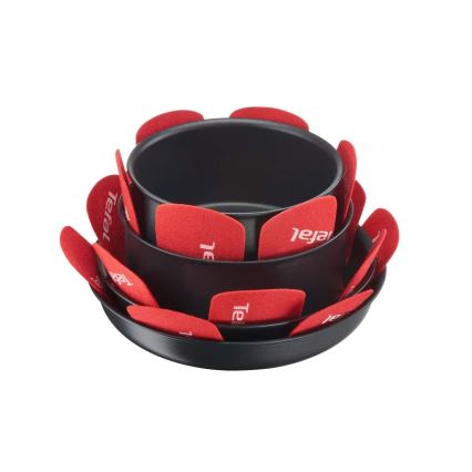Tefal - Προστατευτικά τηγανιού σετ 4 τμχ INGENIO κόκκινο