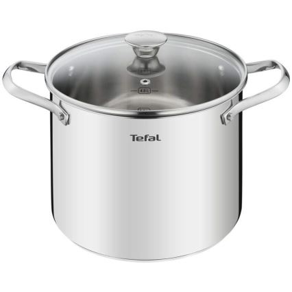 Tefal - Σετ of cookware 10 τμχ COOK EAT ανοξείδωτο ατσάλι