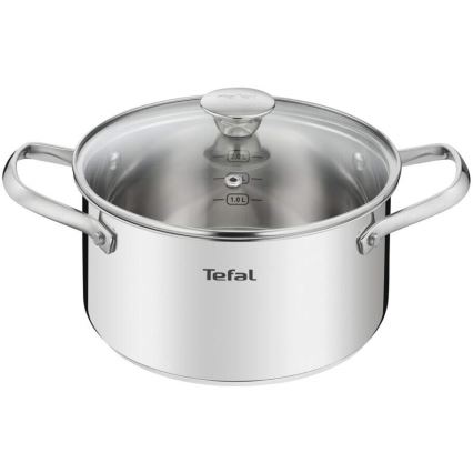 Tefal - Σετ of cookware 10 τμχ COOK EAT ανοξείδωτο ατσάλι