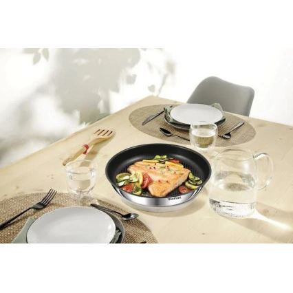 Tefal - Σετ of cookware 10 τμχ INGENIO EMOTION ανοξείδωτο ατσάλι