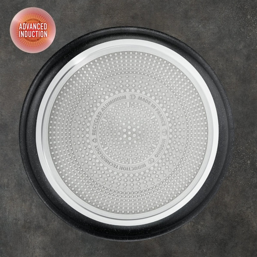Tefal - Σετ of cookware 4 τμχ INGENIO BLACK STONE