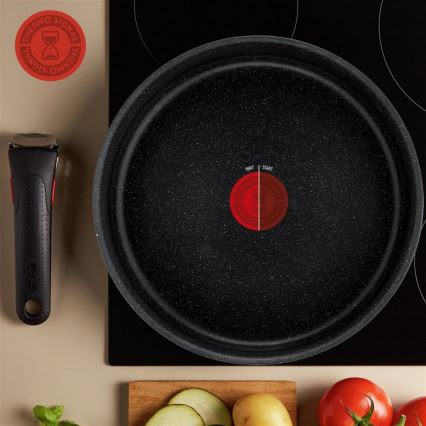 Tefal - Σετ of cookware 4 τμχ INGENIO BLACK STONE