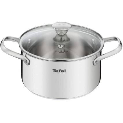 Tefal - Σετ of cookware 9 τμχ COOK EAT ανοξείδωτο ατσάλι