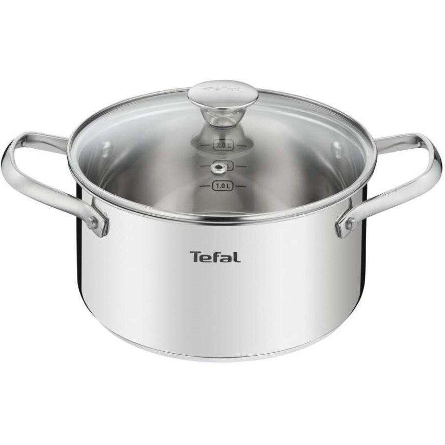 Tefal - Σετ of cookware 9 τμχ COOK EAT ανοξείδωτο ατσάλι