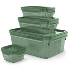 Tefal - Σετ of food containers 4 τμχ MASTER SEAL ECO πράσινο