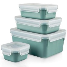 Tefal - Σετ of food containers 4 τμχ MSEAL COLOR πράσινο