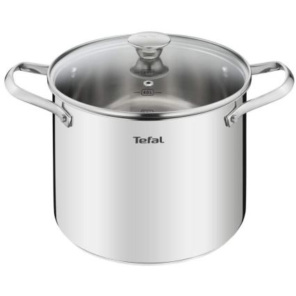 Tefal - Σετ of pots 10 τμχ COOK EAT ανοξείδωτο ατσάλι