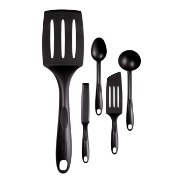 Tefal - Σετ of κουζίνα utensils 5 τμχ BIENVENUE μαύρο