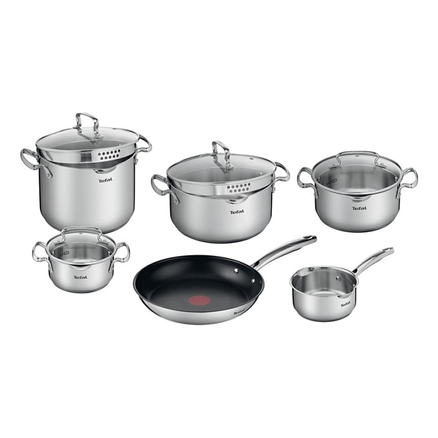 Tefal - Σετ μαγειρικά σκεύη 10 τμχ DUETTO