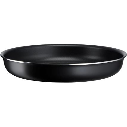 Tefal - Σετ μαγειρικά σκεύη 10 τμχ INGENIO EASY COOK & CLEAN BLACK