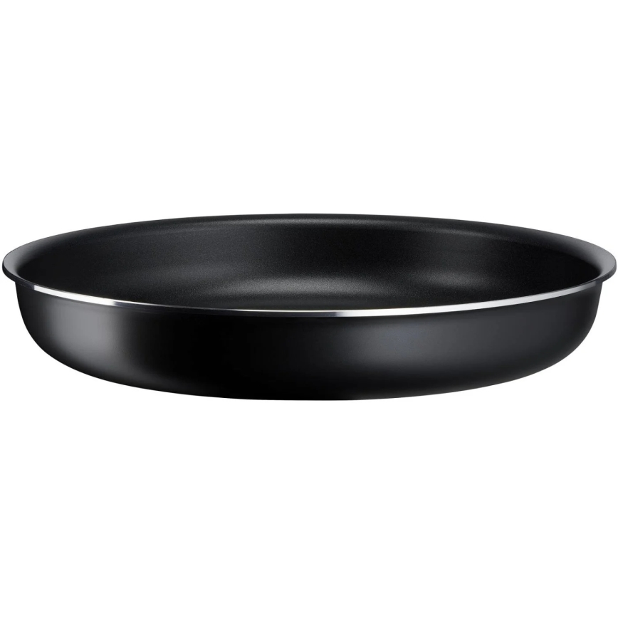 Tefal - Σετ μαγειρικά σκεύη 10 τμχ INGENIO EASY COOK & CLEAN BLACK