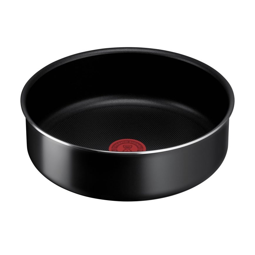 Tefal - Σετ μαγειρικά σκεύη 13 τμχ INGENIO EASY COOK & CLEAN BLACK