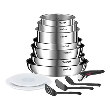 Tefal - Σετ μαγειρικά σκεύη 13 τμχ INGENIO EMOTION ανοξείδωτο ατσάλι
