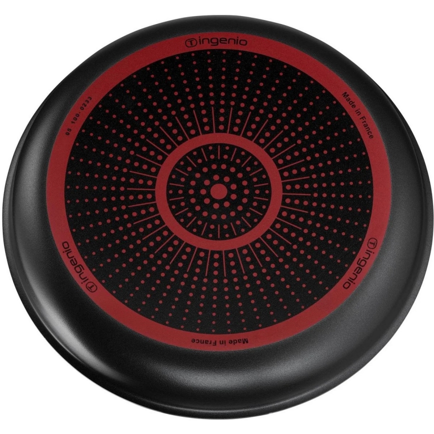 Tefal - Σετ μαγειρικά σκεύη 3 τμχ INGENIO EASY COOK & CLEAN BLACK