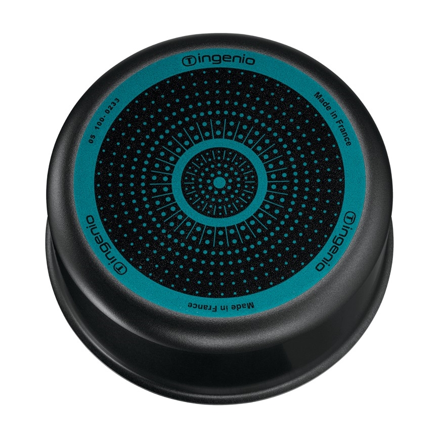 Tefal - Σετ μαγειρικά σκεύη 5 τμχ INGENIO EASY COOK & CLEAN BLACK