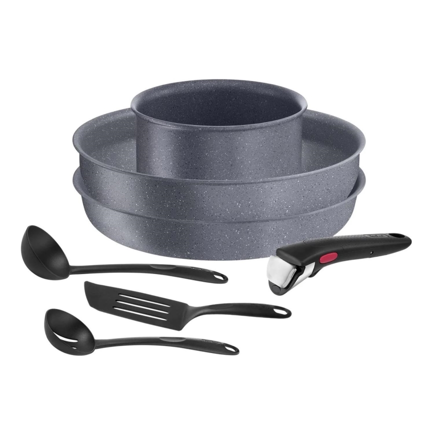 Tefal - Σετ μαγειρικά σκεύη 7 τμχ INGENIO NATURAL FORCE