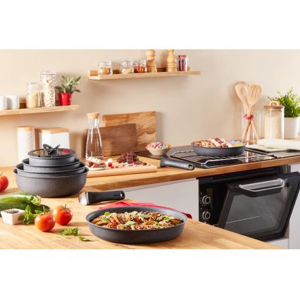 Tefal - Σετ μαγειρικά σκεύη 7 τμχ INGENIO NATURAL FORCE