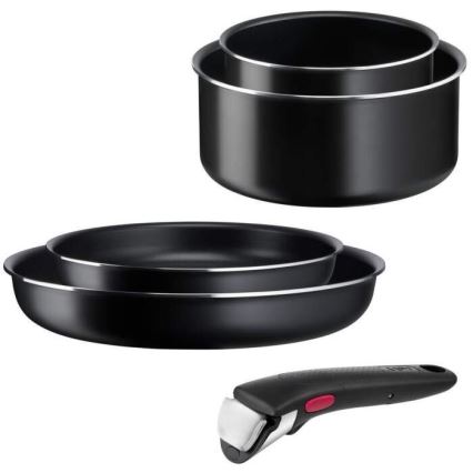 Tefal - Σετ μαγειρικά σκεύη INGENIO XL FORCE με επιφάνεια τιτανίου 5 τμχ