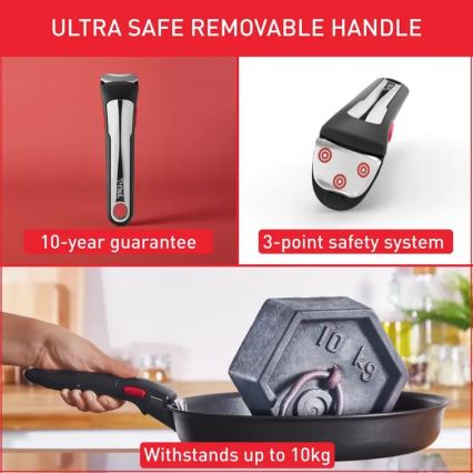 Tefal - Σετ μαγειρικών σκευών 13 τεμαχίων INGENIO PREFERENCE ON από ανοξείδωτο ατσάλι