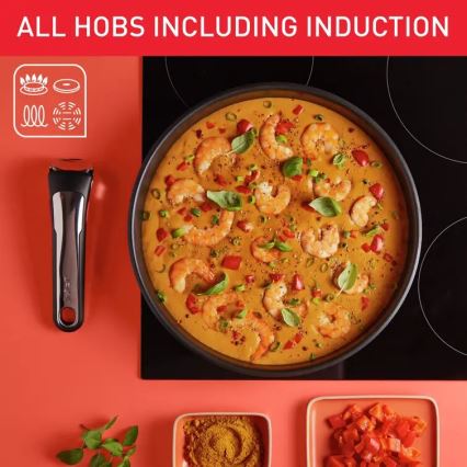 Tefal - Σετ μαγειρικών σκευών 13 τεμαχίων INGENIO PREFERENCE ON από ανοξείδωτο ατσάλι